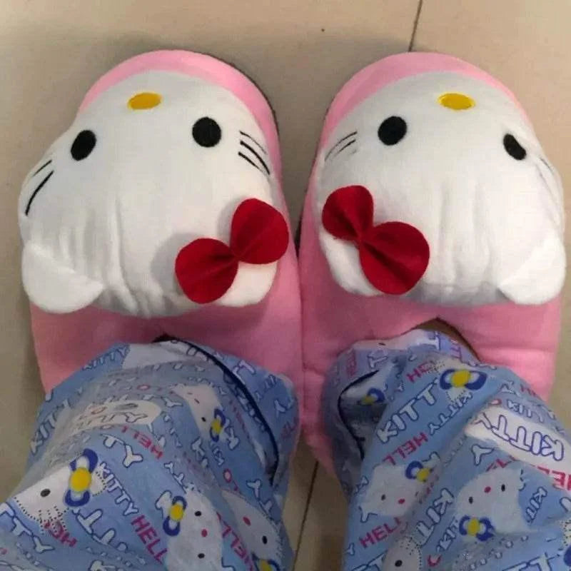 Adorable Hello Kitty Head Slippers