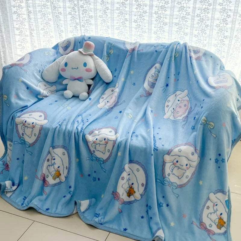 Hello Kitty Kawaii Nights Velvet Blanket