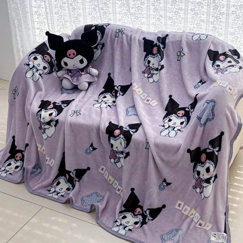 Hello Kitty Kawaii Nights Velvet Blanket