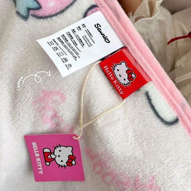 Hello Kitty Kawaii Nights Velvet Blanket