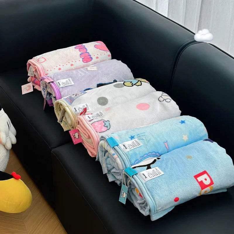 Hello Kitty Kawaii Nights Velvet Blanket