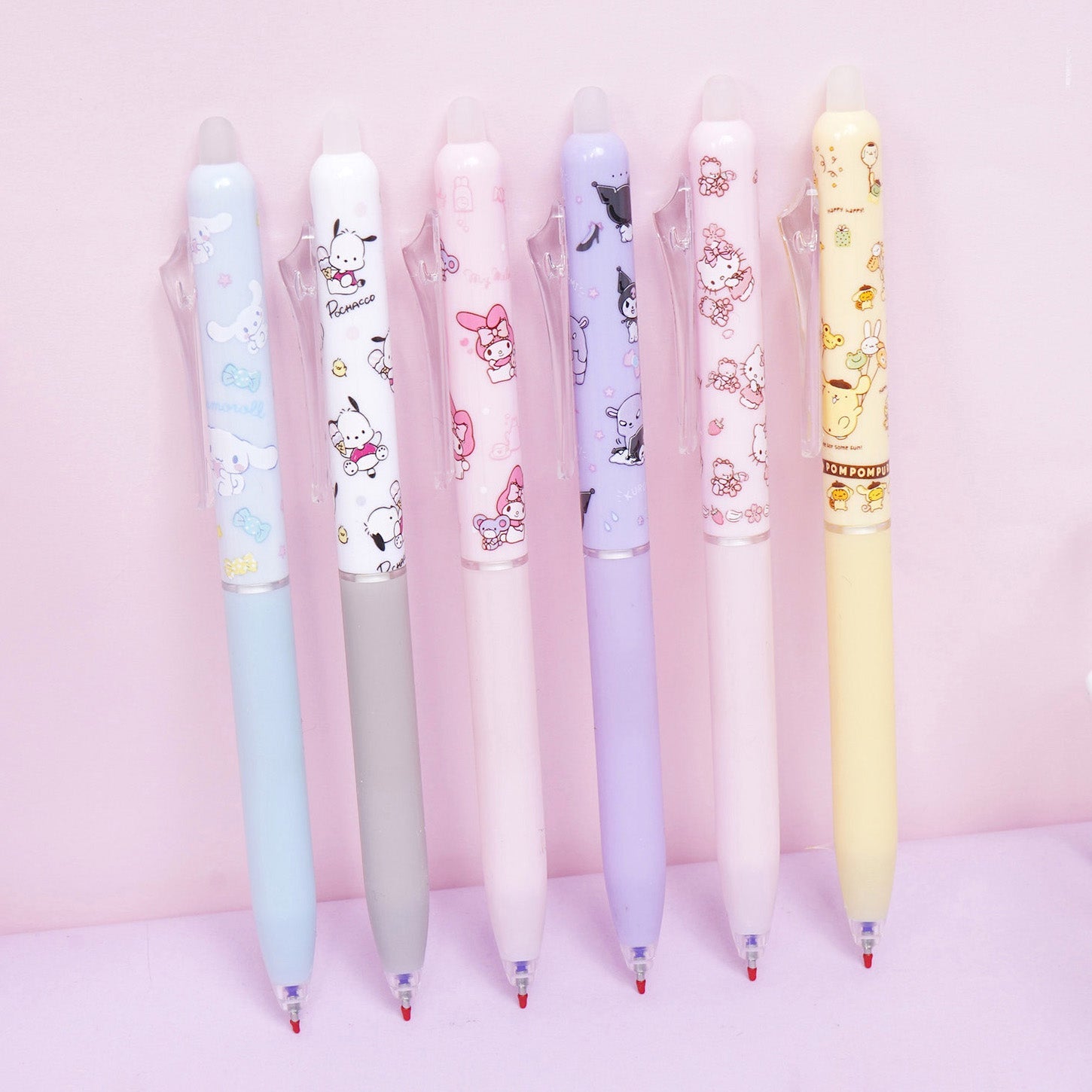 Sanrio Characters Erasable Gel Pens