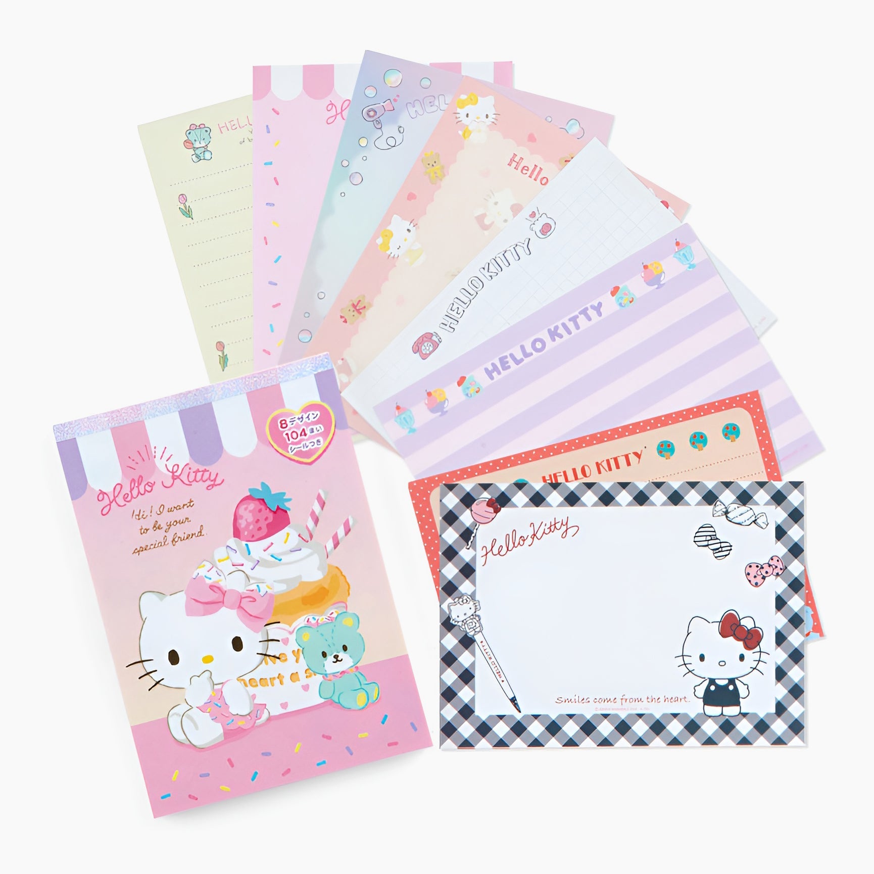 Sanrio Characters Memo Pads - Large