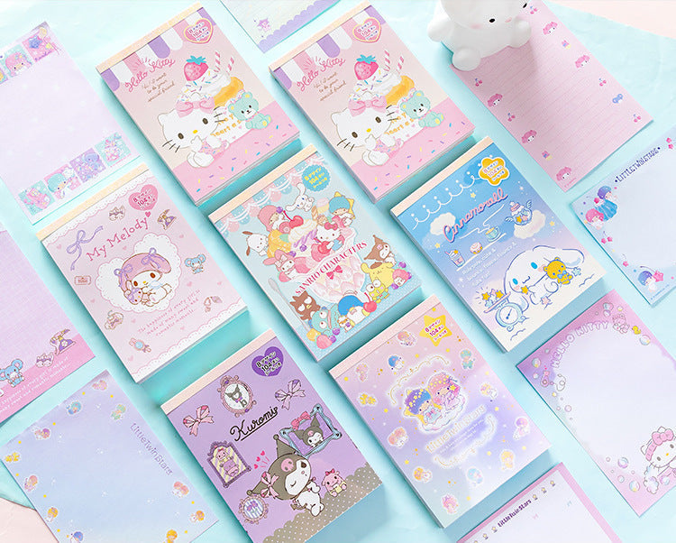 Sanrio Characters Memo Pads - Large