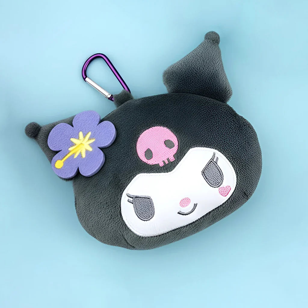 Sanrio Characters Plush Clip-On Pouch