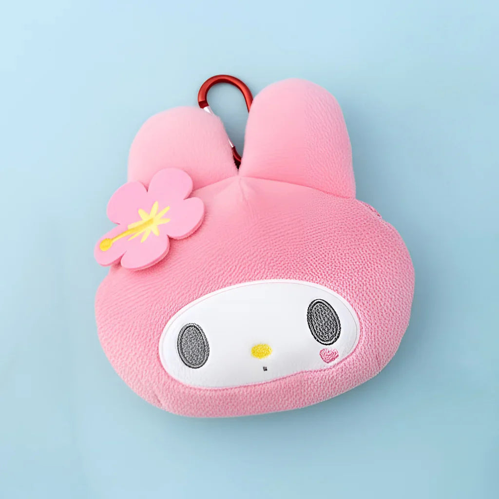 Sanrio Characters Plush Clip-On Pouch