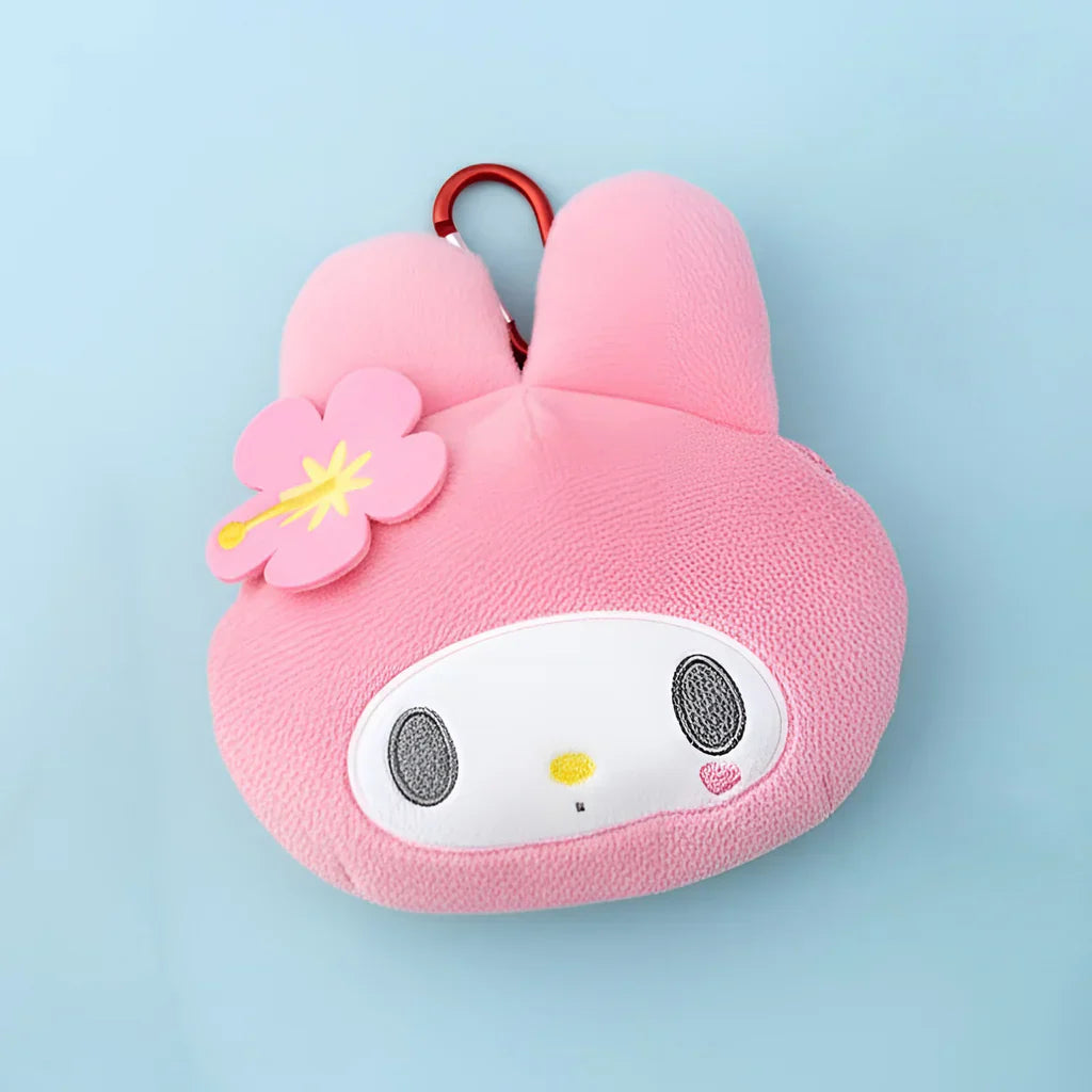 Sanrio Characters Plush Clip-On Pouch