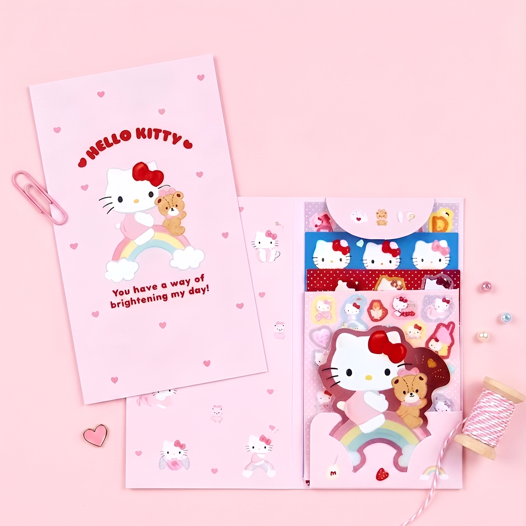 Sanrio Characters Sticker Set - 8 Sheets (5 Types)