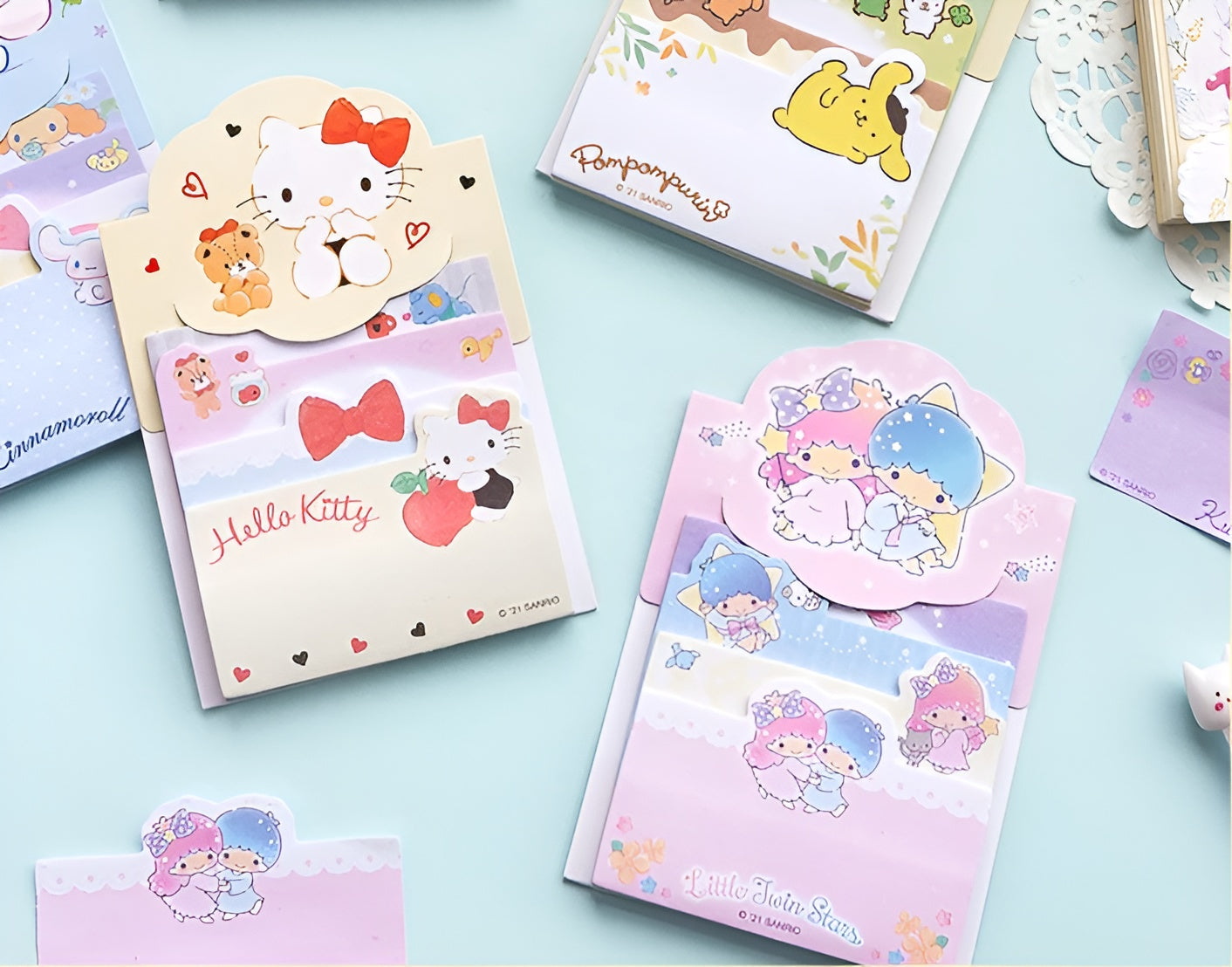 Sanrio Characters Sticky Notes (6 Types)
