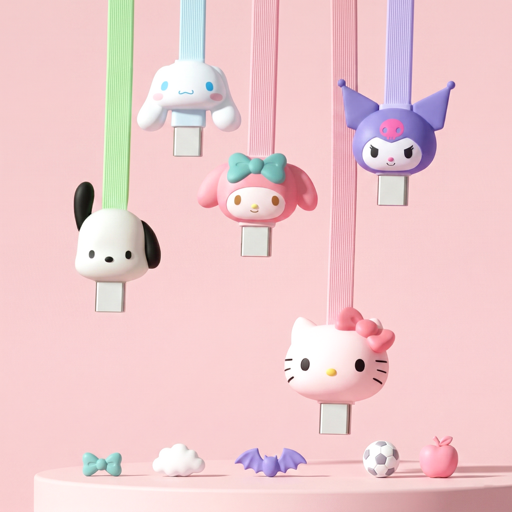 Sanrio Characters Type-C & USB Fast Charging Cable