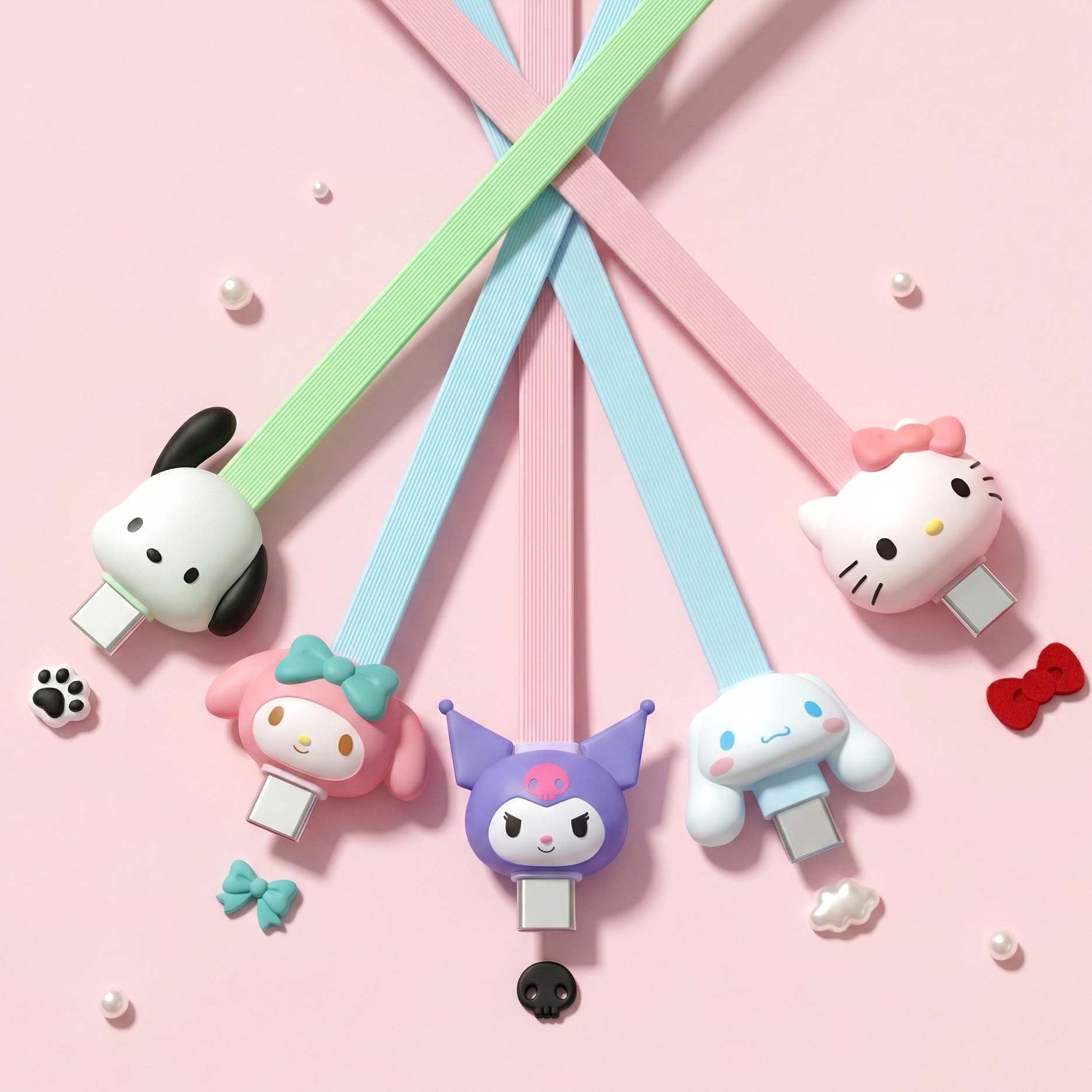 Sanrio Characters Type-C & USB Fast Charging Cable