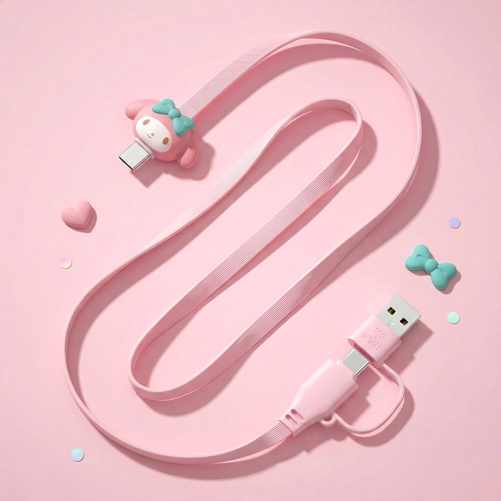Sanrio Characters Type-C & USB Fast Charging Cable