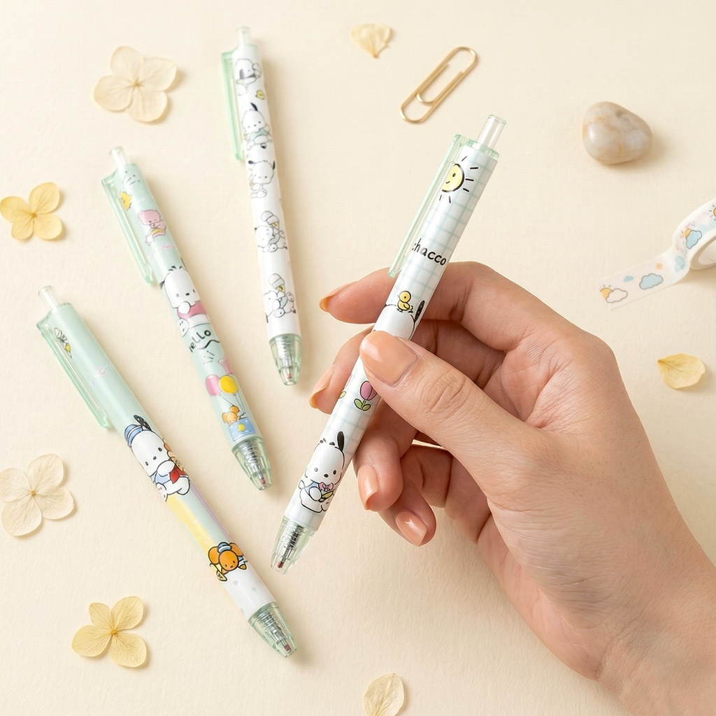 Sanrio Pochacco Gel Pen - Set of 4