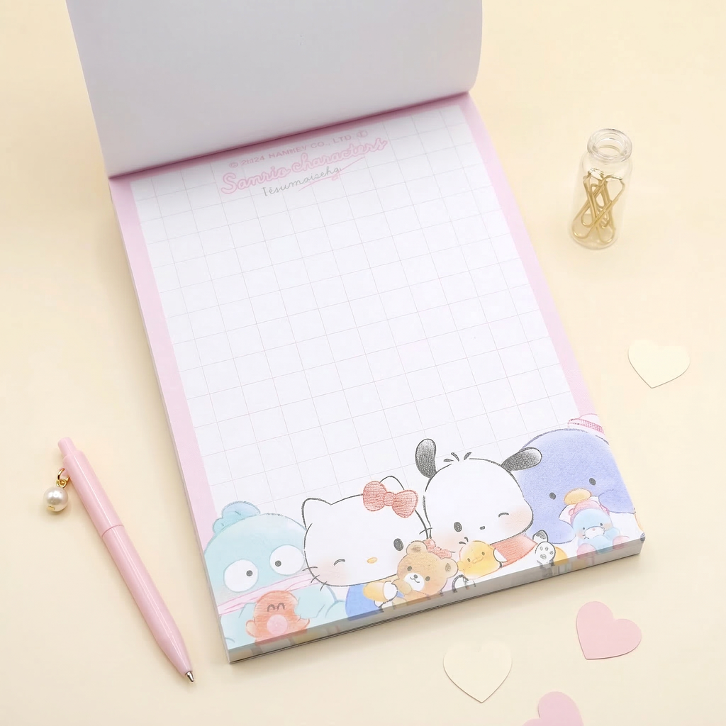 Sanrio & Chibi Friends Memo Pad - Limited Edition