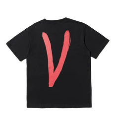 VLONE New Creative Letter Print Cotton Crew Neck Unisex Couple T-Shirt