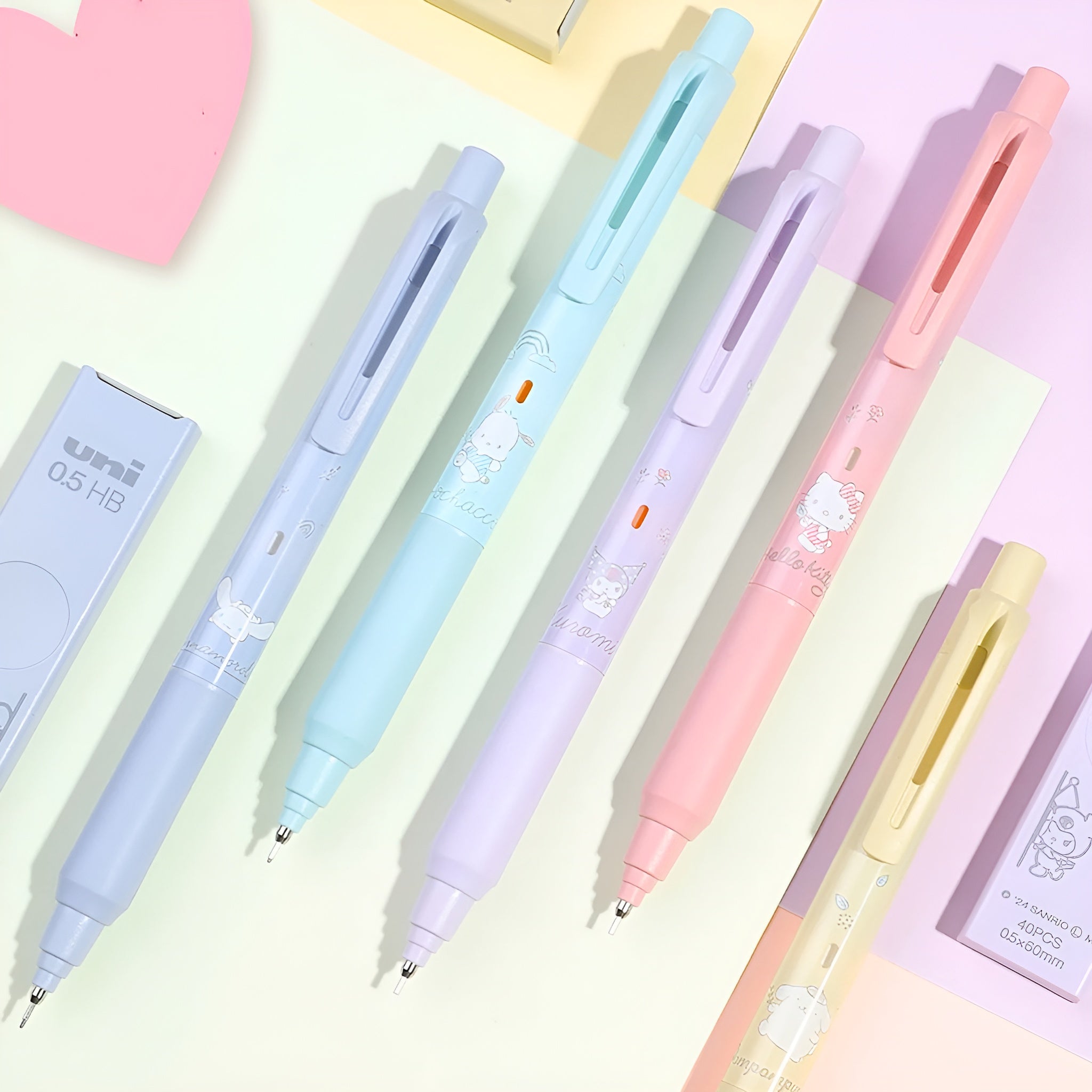 Uni Kuru Toga x Sanrio Characters Pencil Leads - Limited Edition