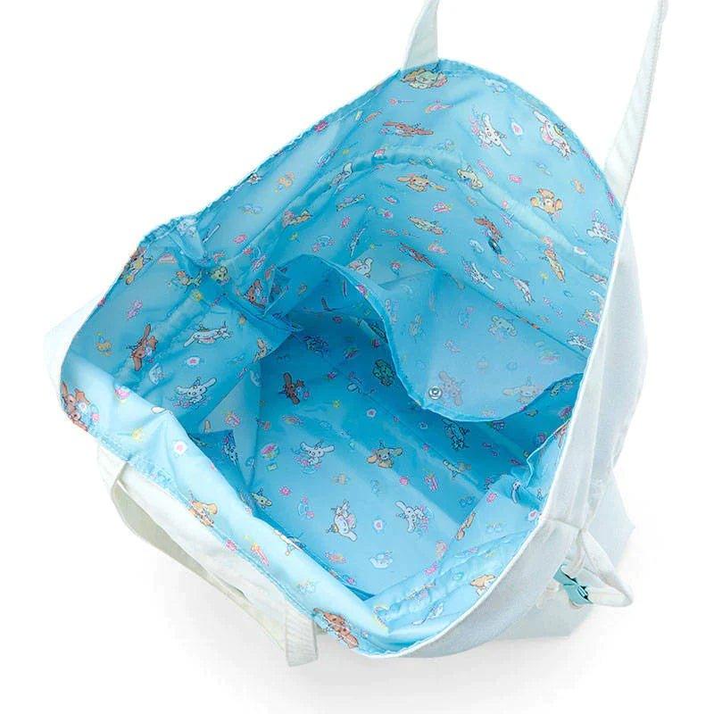 Cinnamoroll Family Drawstring Ruffled Canvas Bag