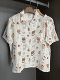 Hello Kitty & Friends Print Cotton Pajama Set