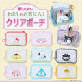 Sanrio Clear Gingham Zipper Pouch
