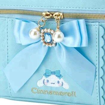 Sanrio Cute Bow Make Up Organizer with Pearl Zipper