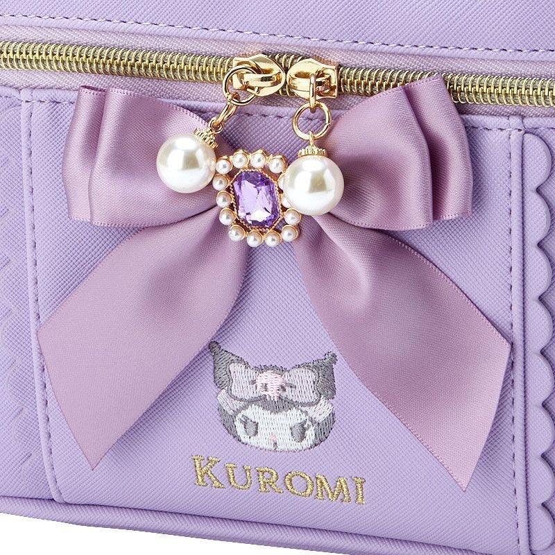 Sanrio Cute Bow Make Up Organizer with Pearl Zipper